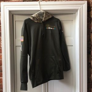 Nike dolphins dri fit performance hoodie